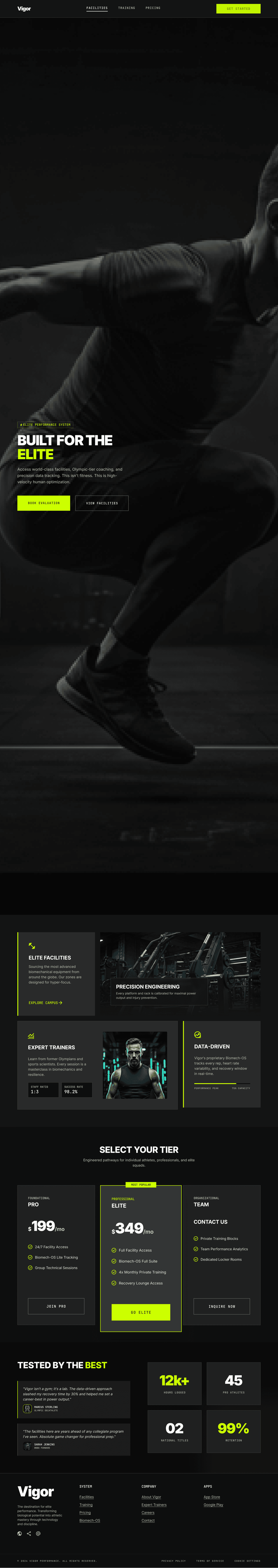 Gym Website & Member Enrollment System